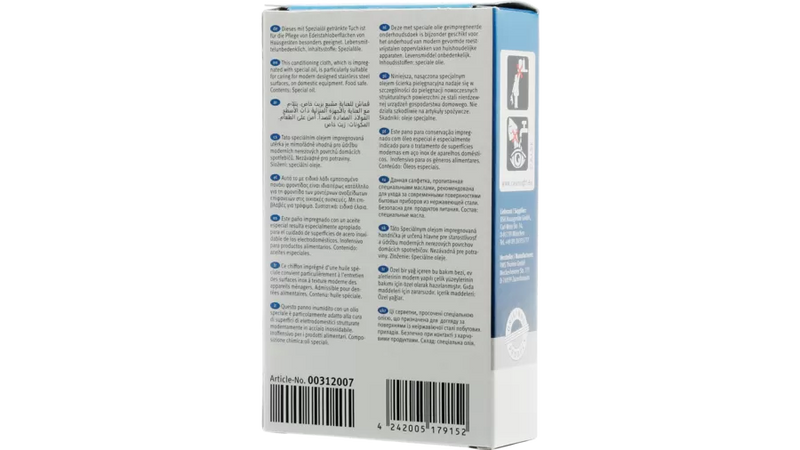Bosch Care product Conditioning cloths for stainless steel surfaces - 00312007