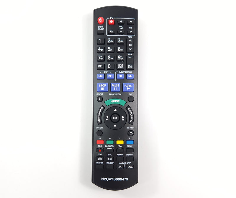 Panasonic DVD Recorder Player Remote - N2QAYB000479 N2QAYB000480