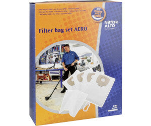 Nilfisk Aero 21 26 31 20 25 VL200 Vacuum Bags 5 Pack - 107419590
