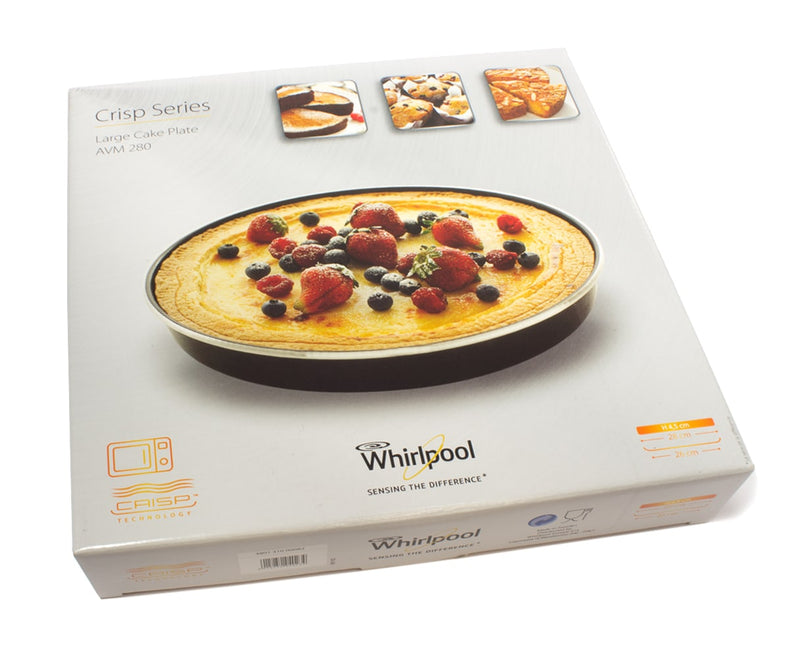 Whirlpool Microwave Oven Crisper Plate Dish 280mm - 480131000082