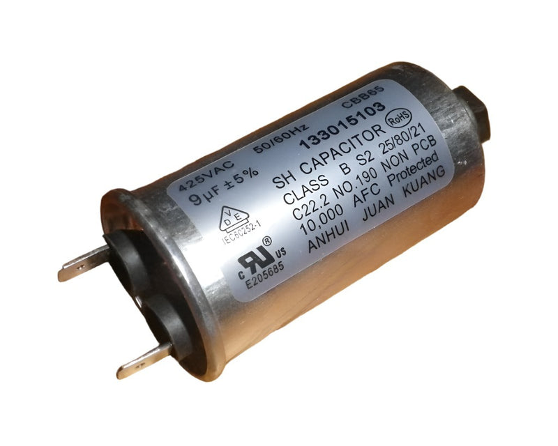 Electrolux Westinghouse Dryer Capacitor 9uF P2 - 8581330151037 133015103