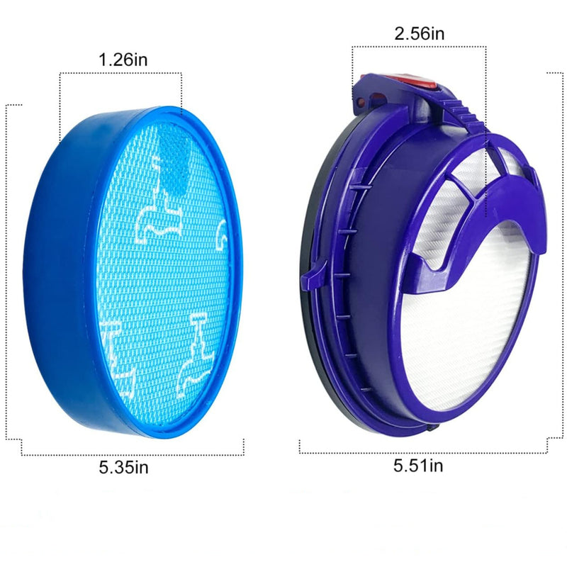 Dyson Vacuum Cleaner DC25 Compatible Filters Pack - 916188-06 919171-02