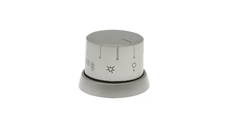Bosch Oven Burner Knob Silver HGV Series - 00619214