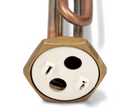 RECO Hot Water Cylinder Element 2500W - 1''1/4 THREADED CURVED