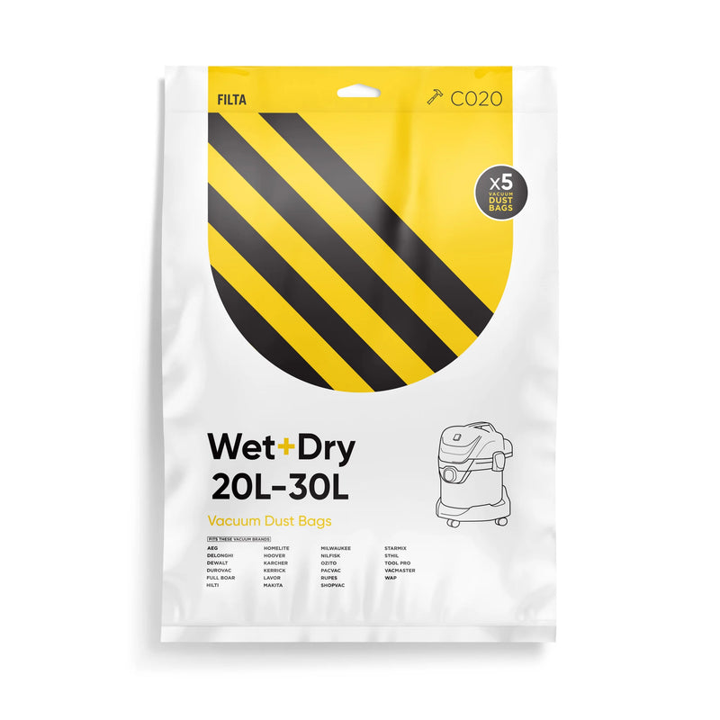 Saco De Aspirador De Pó E Filtro Para Karcher WD4 WD5 WD6 MV4 MV5 MV6 Sacos 2.863-006.0 [Lote 8] E Filtros De Reposição 2.863-005.0 [Lote 2] | Leroy Merlin