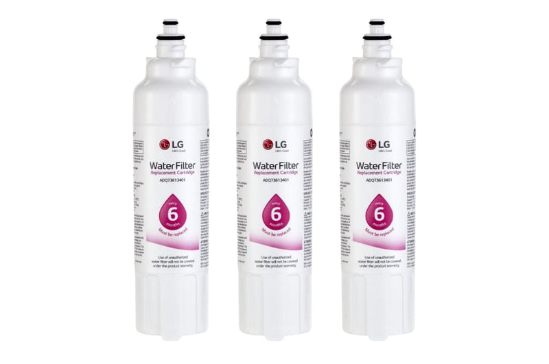 3 x LG Fridge Freezer Water Filter LT800P - ADQ73613401