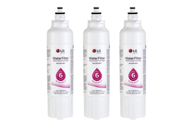 3 x LG Fridge Freezer Water Filter LT800P - ADQ73613401