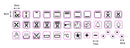 Oven Control Panel Icons & Decal Symbols Black - ST36ICONSBLK