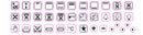 Oven Control Panel Icons & Decal Symbols Black - ST36ICONSBLK