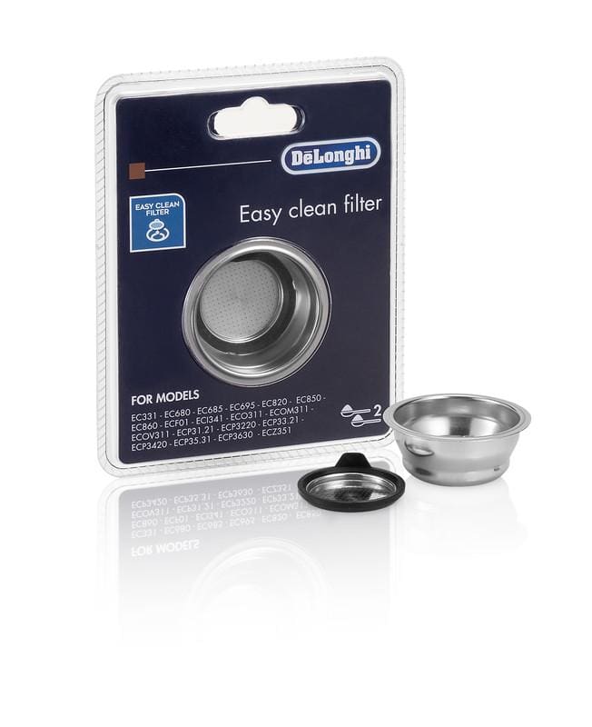 DeLonghi Easy Clean Filter 2 Cups Dual Wall Filters - 5513281001 Filter