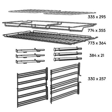 Electrolux Rack Pack 350 & Slides - 0327001351