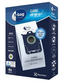 Electrolux Vacuum Bags 4 Pack S-Bag E201S - Classic Long Performance Vacuum Bags