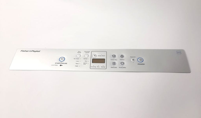 Fisher & Paykel Dryer CONTROL PANEL INVERTED - H0180500548A