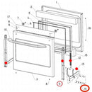 Fisher & Paykel ELBA Shacklock Oven Door Hinge Kit - 577415 - Hinges Set Door Hinge