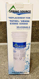 Fisher & Paykel Fridge Freezer External Water Filter Cartridge - 836848 836860 Water Filter