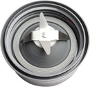 KW684428 Kenwood Glass Blender Liquidiser Stainless Steel Blade Base - Grey Finish Small Appliance