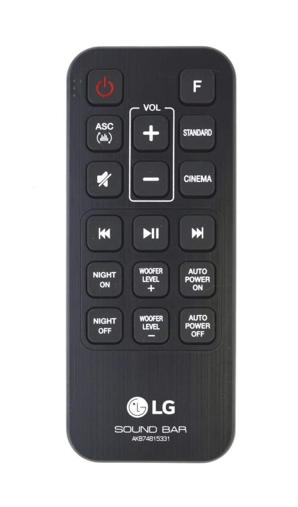 LG Sound Bar Remote - AKB74815331 Remote