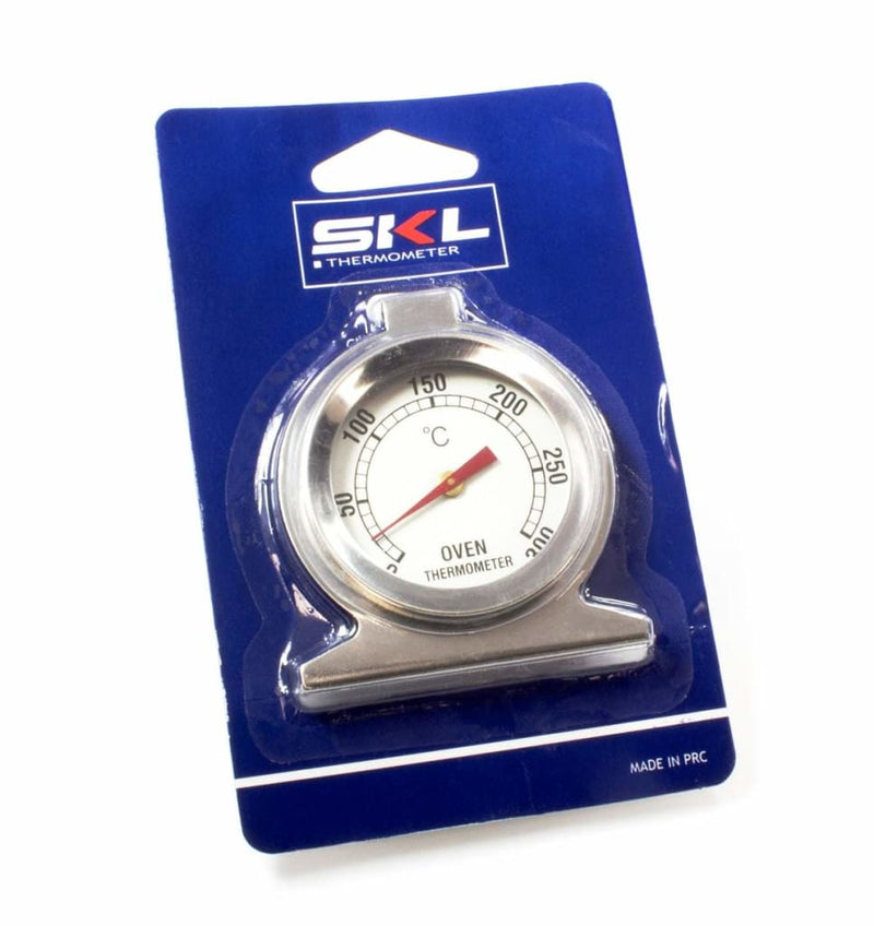 Oven Thermometer 0-300°C Range - Can be Upright or Hooked on Rack Accessories