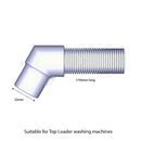 119240211 Simpson Electrolux Westinghouse Washing Machine Drain Hose with Elbow Bend Drain Hose