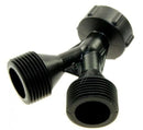 C00009416 Universal Two Hose into One Hose Connector for Washing Machine Inlet Hoses Accessories